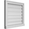 Ekena Millwork Vertical Surface Mount PVC Gable Vent: Functional, w/ 2"W x 2"P Brickmould Sill Frame, 22"W x 20"H GVPVE22X2003SF - alternate 5